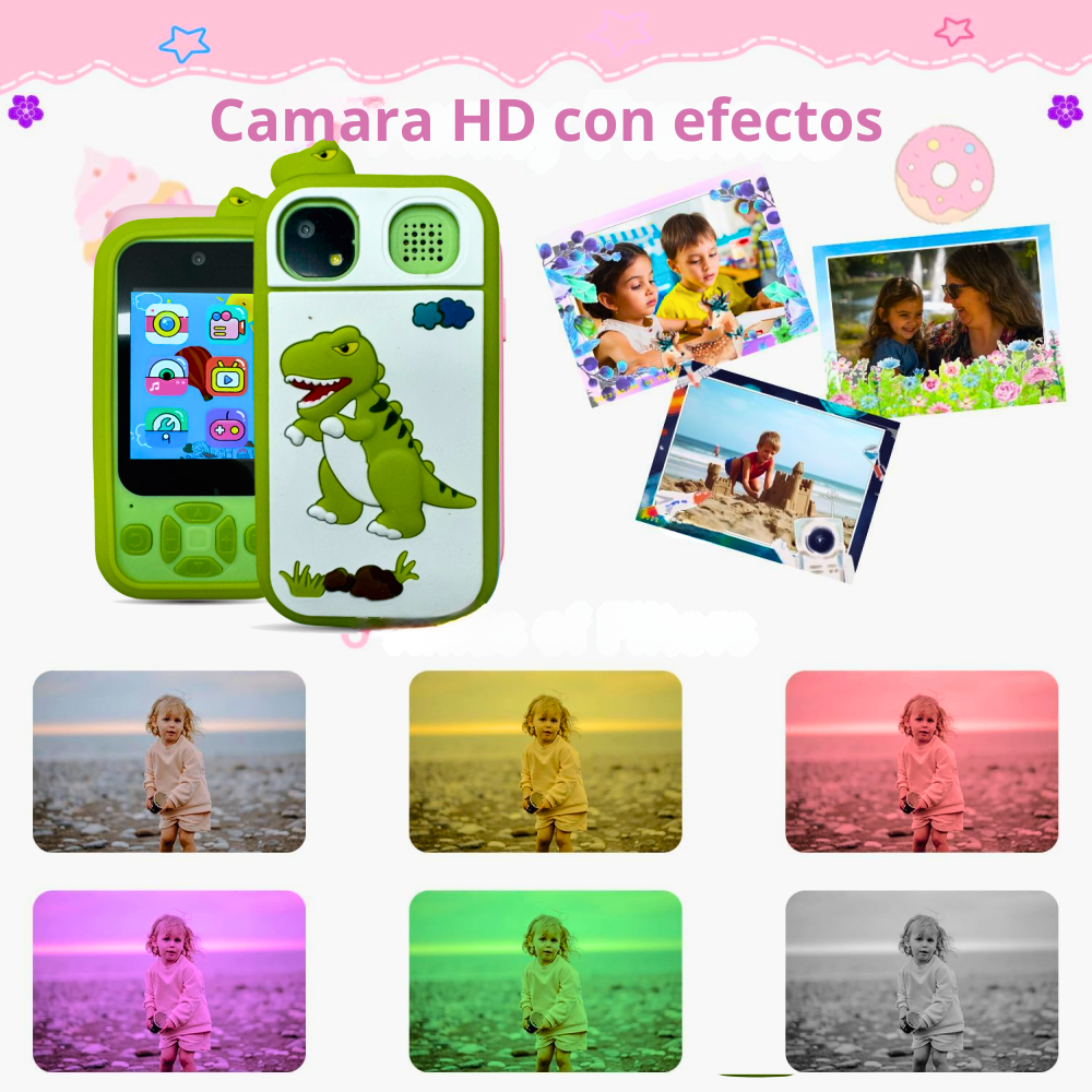 Teléfono Celular De Juguete Con Cámara