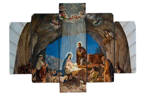 Retablo Navideño Nacimiento 114 X 78 cm